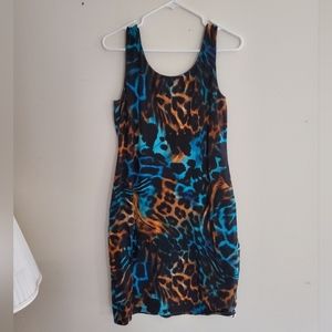 George Bodycon tank dress blue